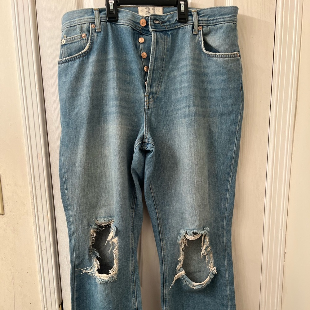 Free People NWOT Button Fly Jeans